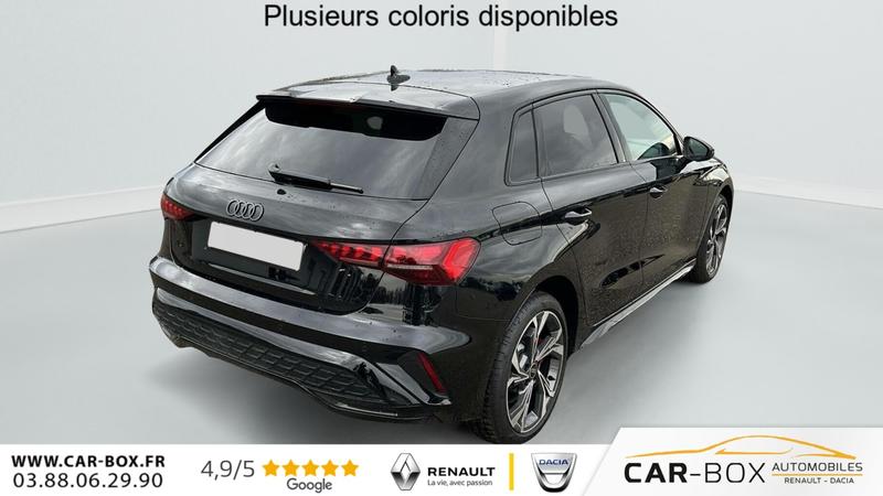 Audi A3 sportback Nouvelle 45 Tfsi E Hybride Rechargeable 272 s tronic 6 s line