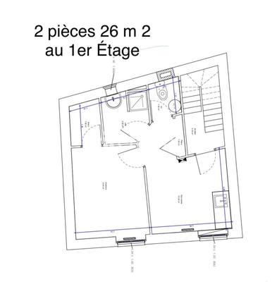 Immeuble - 89 m² - 3 pièces