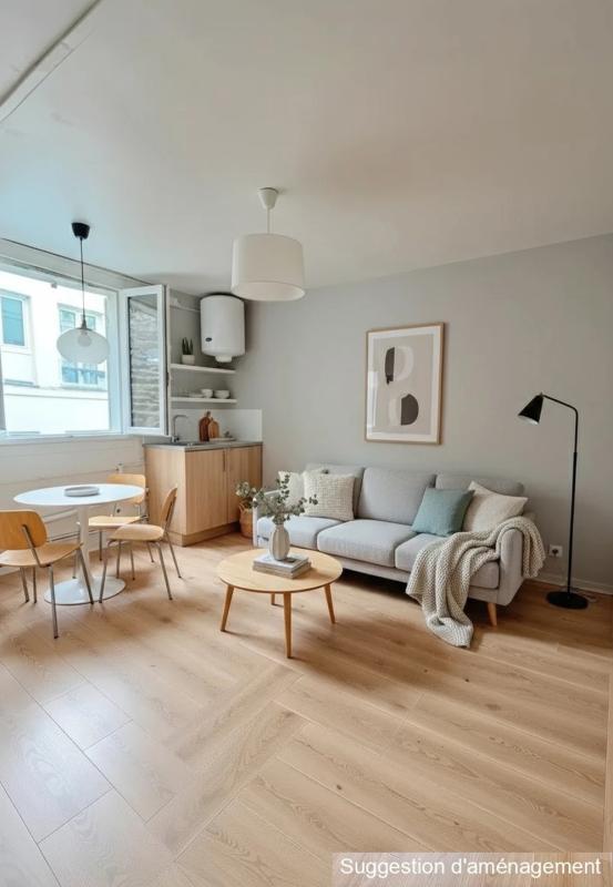 Studio - 14 m² - 1 pièce