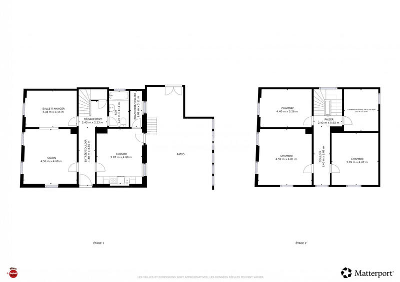 Maison ancienne - 141 m² - 5 pièces