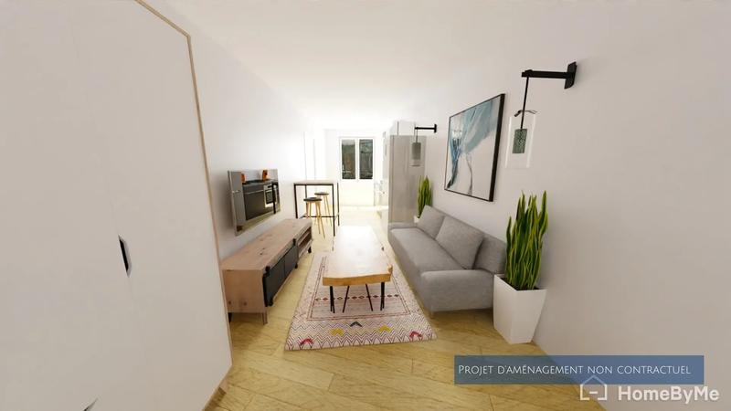 Appartement - 19 m² - 1 pièce