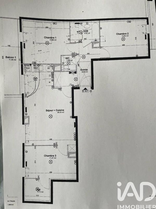 Appartement - 83 m² - 4 pièces