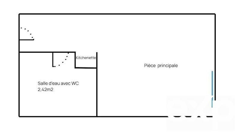 Appartement - 14 m² - 1 pièce