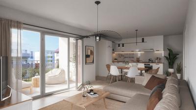 Appartement - 65 m² - 3 pièces