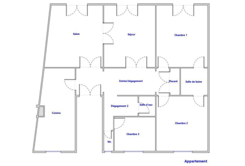 Appartement - 118 m² - 5 pièces