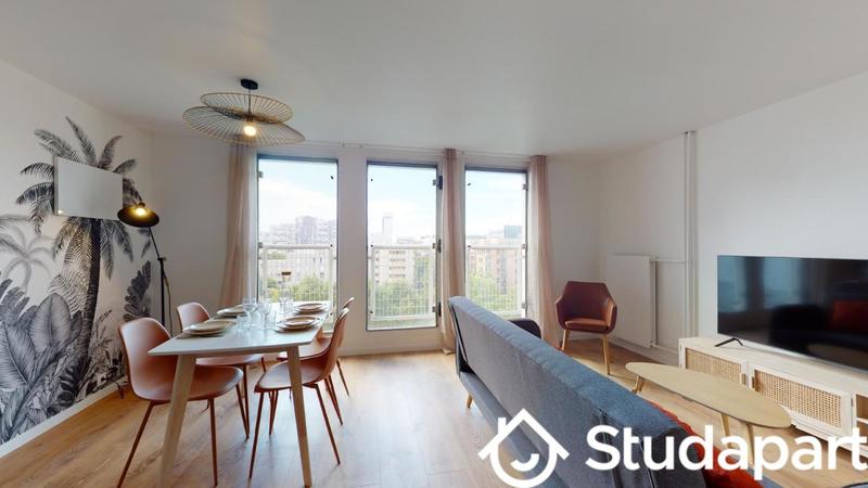 Chambre - 12 m² - 1 pièce