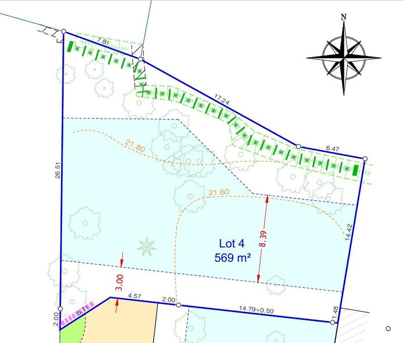 Terrain - 569 m²