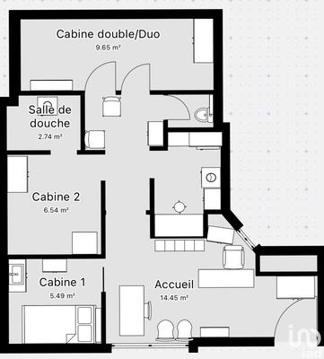 Local commercial - 55 m²