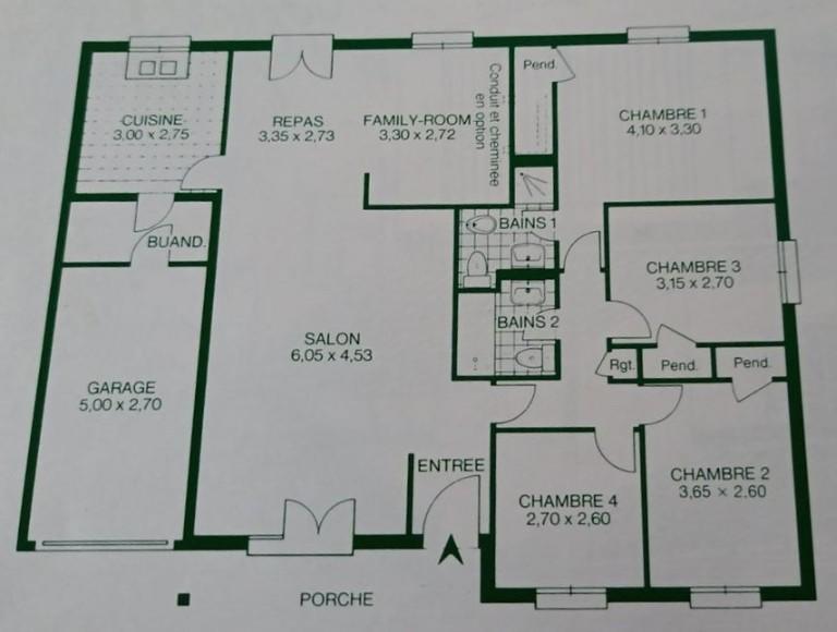 Maison - 109 m² - 5 pièces