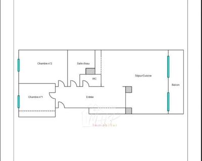 Appartement - 57 m² - 3 pièces