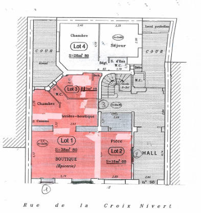 Local commercial - 59 m² - 1 pièce