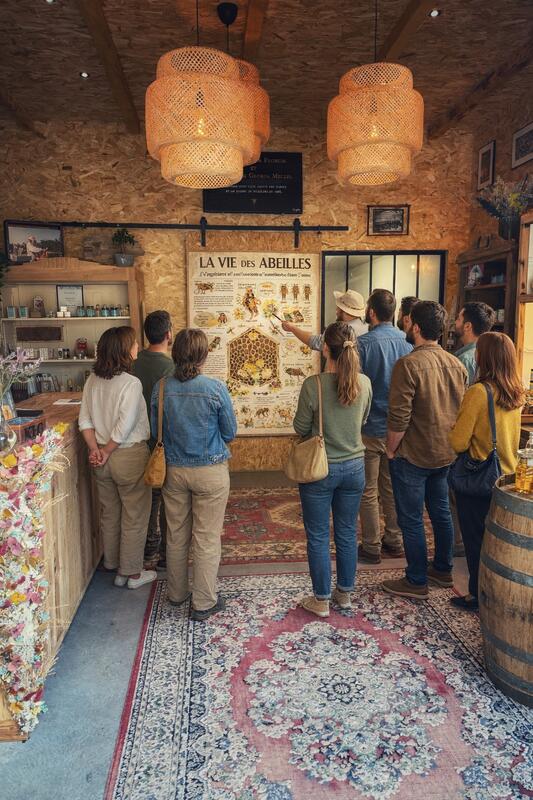 Visite à la miellerie Apis Mellona