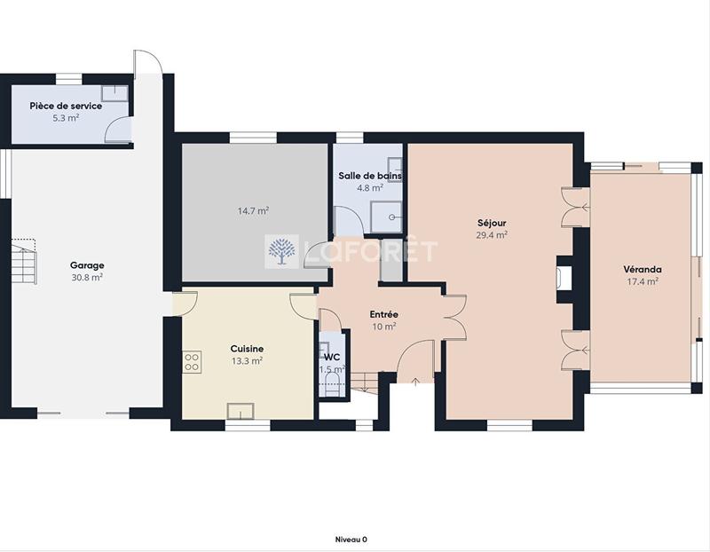 Maison contemporaine - 130 m² - 6 pièces