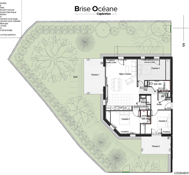 Appartement - 86 m² - 4 pièces