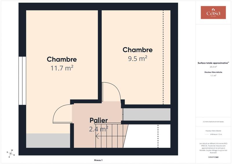 Maison ancienne - 73 m² - 4 pièces