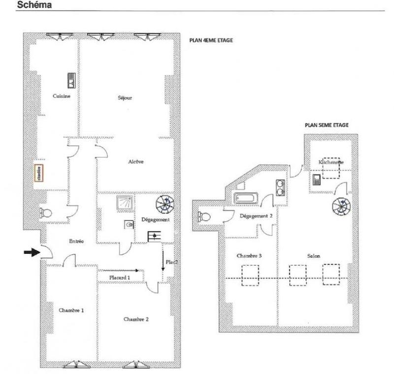 Penthouse - 130 m² - 5 pièces