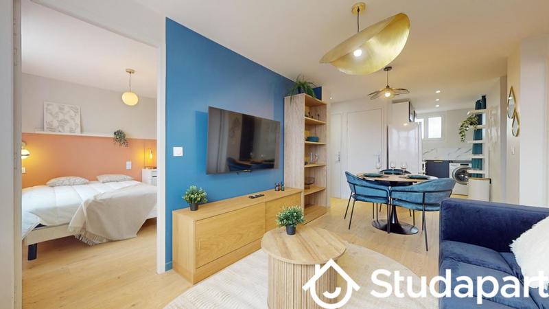 Chambre - 9 m² - 1 pièce