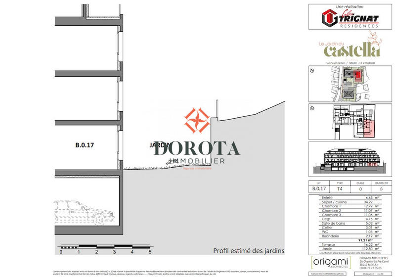 Appartement - 91 m² - 4 pièces