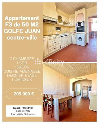 Appartement - 50 m² - 3 pièces