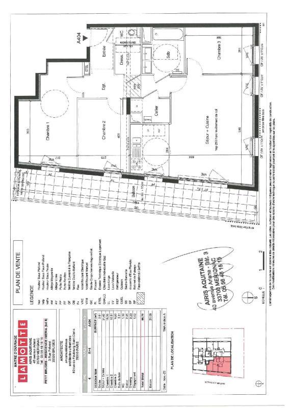 Appartement - 86 m² - 4 pièces