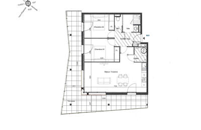 Appartement - 66 m² - 3 pièces