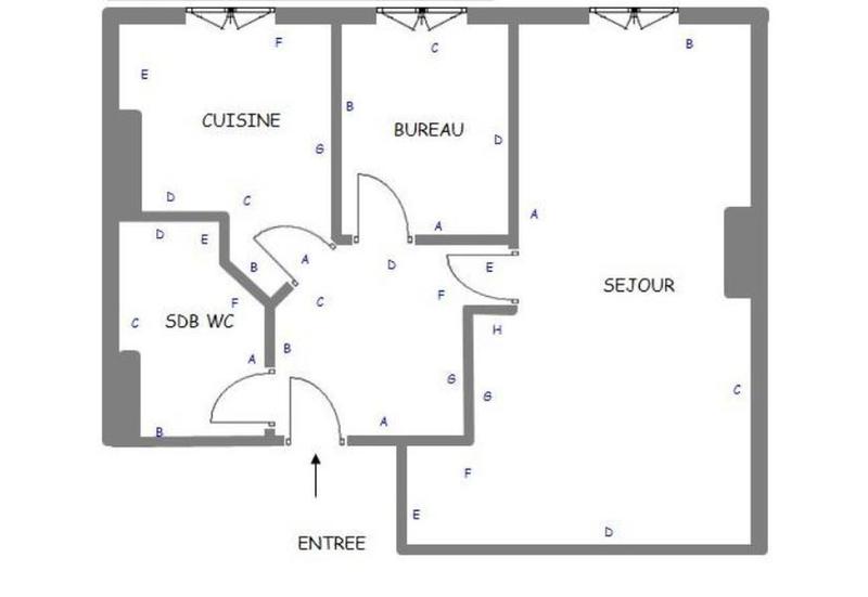 Appartement - 35 m² - 1 pièce