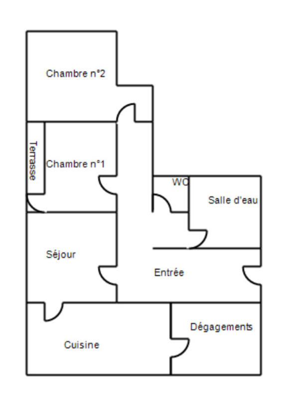 Appartement - 76 m² - 3 pièces