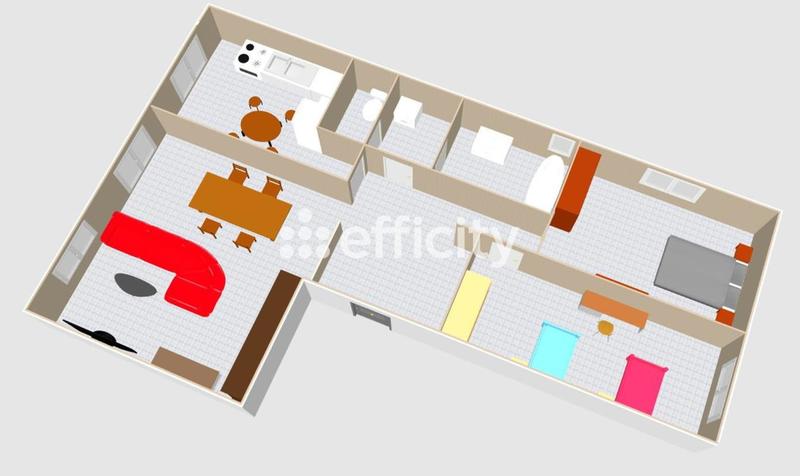 Appartement - 73 m² - 3 pièces