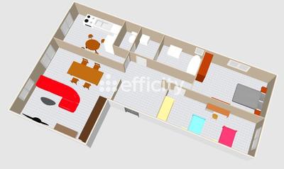 Appartement - 73 m² - 3 pièces