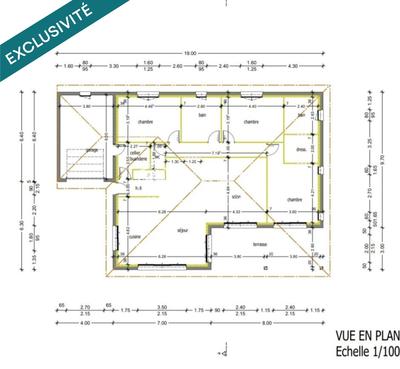 Maison - 145 m² - 4 pièces