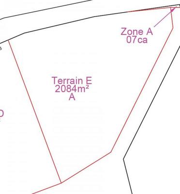 Terrain constructible - 2 088 m²