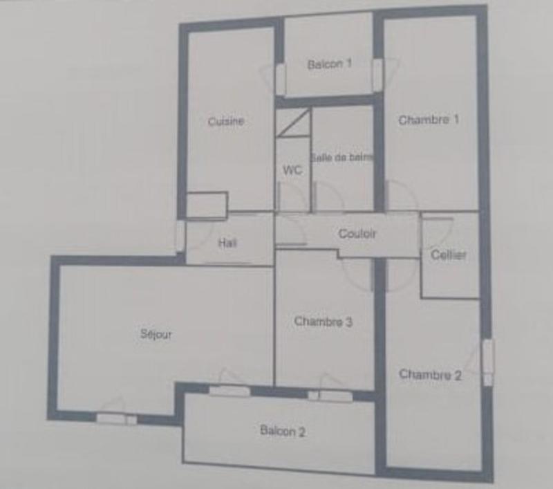 Appartement - 83 m² - 4 pièces