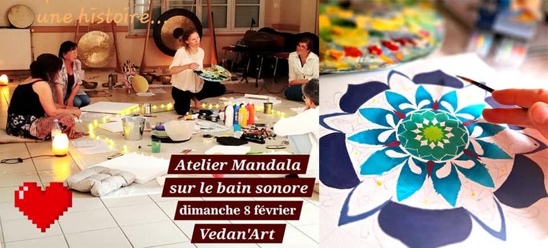 Peinture intuitive de Mandala &amp; Bain sonore
