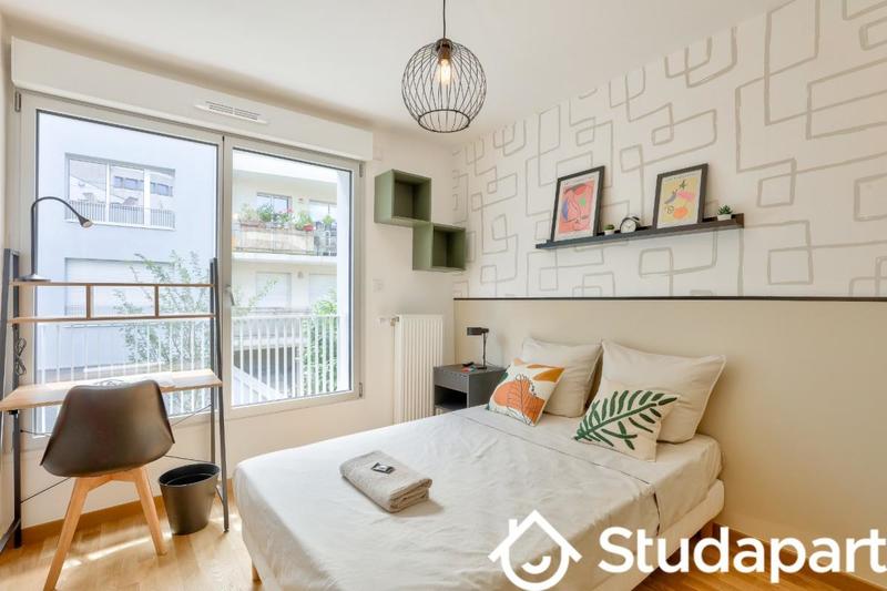 Chambre - 9 m² - 1 pièce