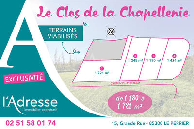 Terrain - 1 424 m²