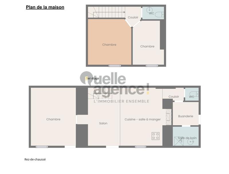 Maison - 74 m² - 4 pièces