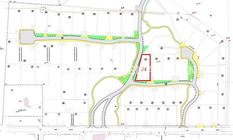 Terrain constructible - 627 m²