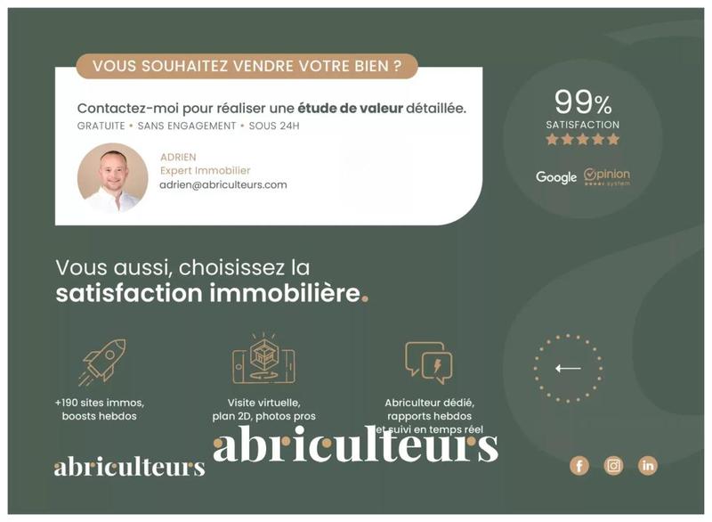 Appartement - 44 m² - 2 pièces