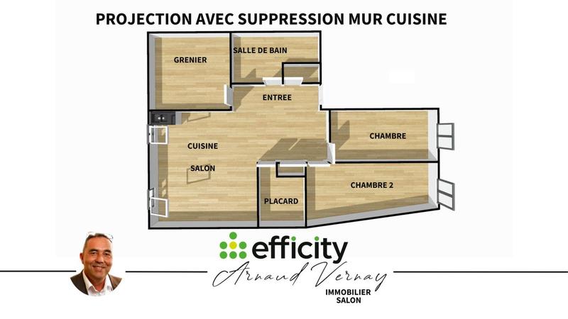 Appartement - 84 m² - 4 pièces