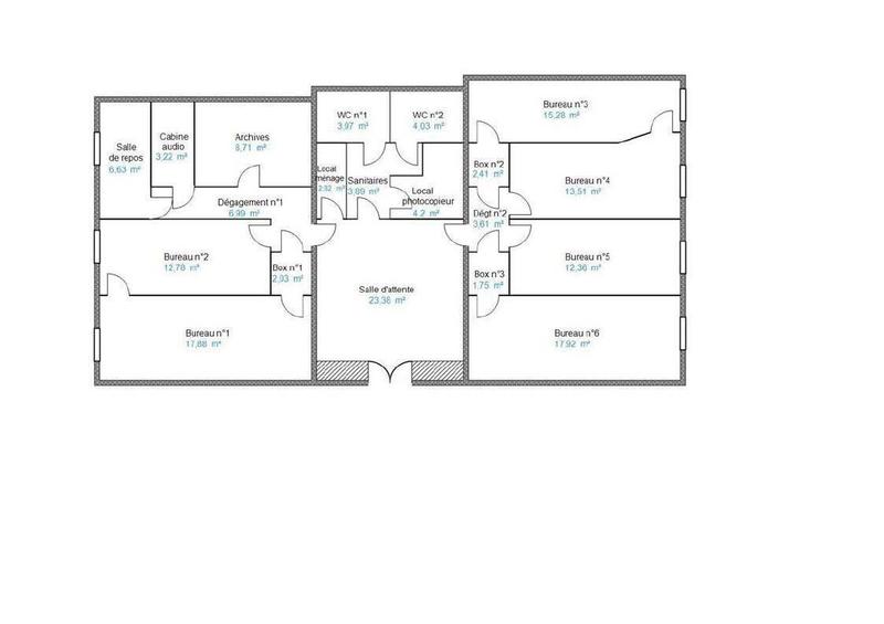 Bureau - 167 m²