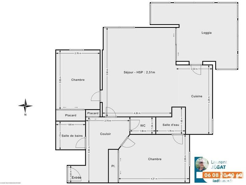 Appartement - 74 m² - 4 pièces