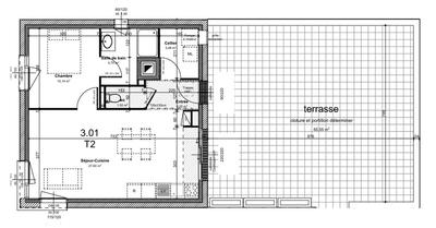 Appartement - 51 m² - 2 pièces