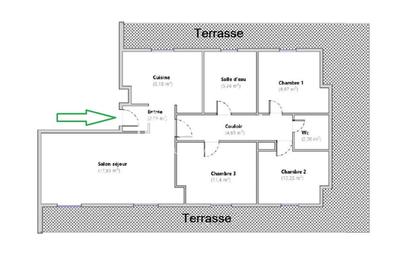 Appartement - 69 m² - 4 pièces