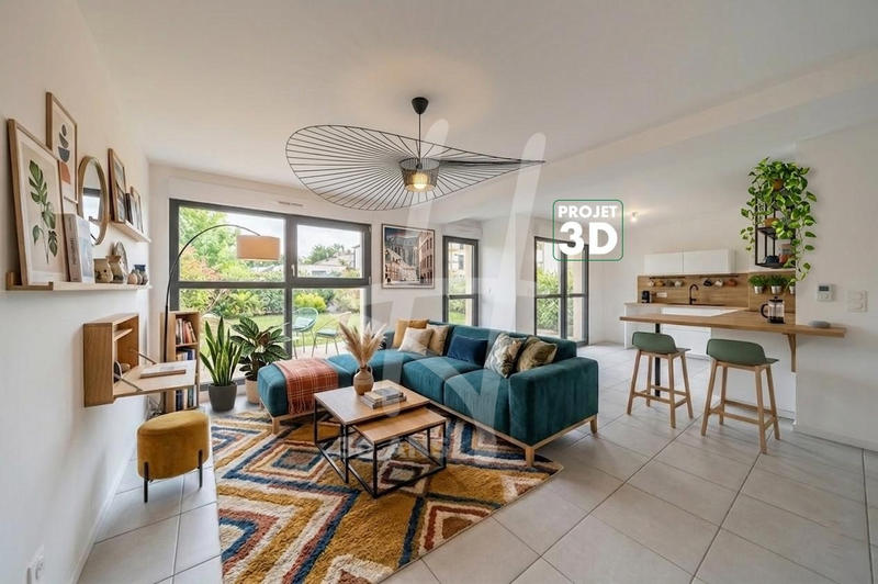 Appartement - 56 m² - 2 pièces