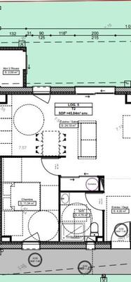 Appartement - 46 m² - 2 pièces