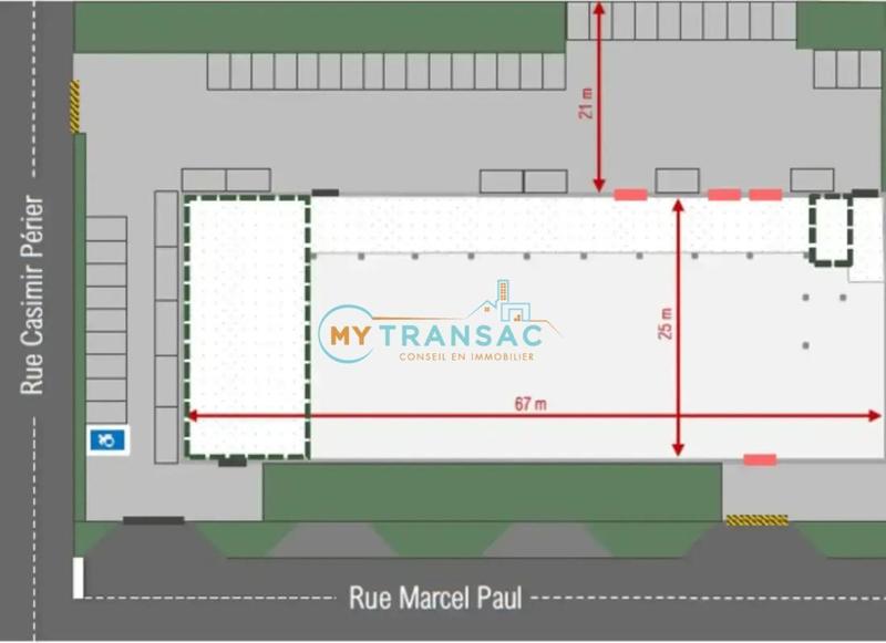 Local d'activité / Entrepôt - 2 361 m²