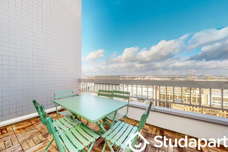 Chambre - 13 m² - 1 pièce