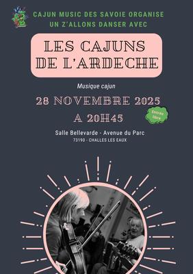 Bal concert avec le groupe les Cajuns de l'Ardèche