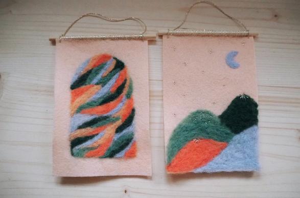 Atelier paysage feutré - Soleil Rose