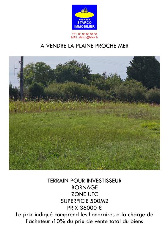 Terrain - 500 m²